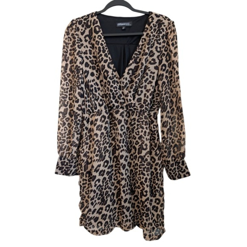 Pompous Leopard Print Dress‎